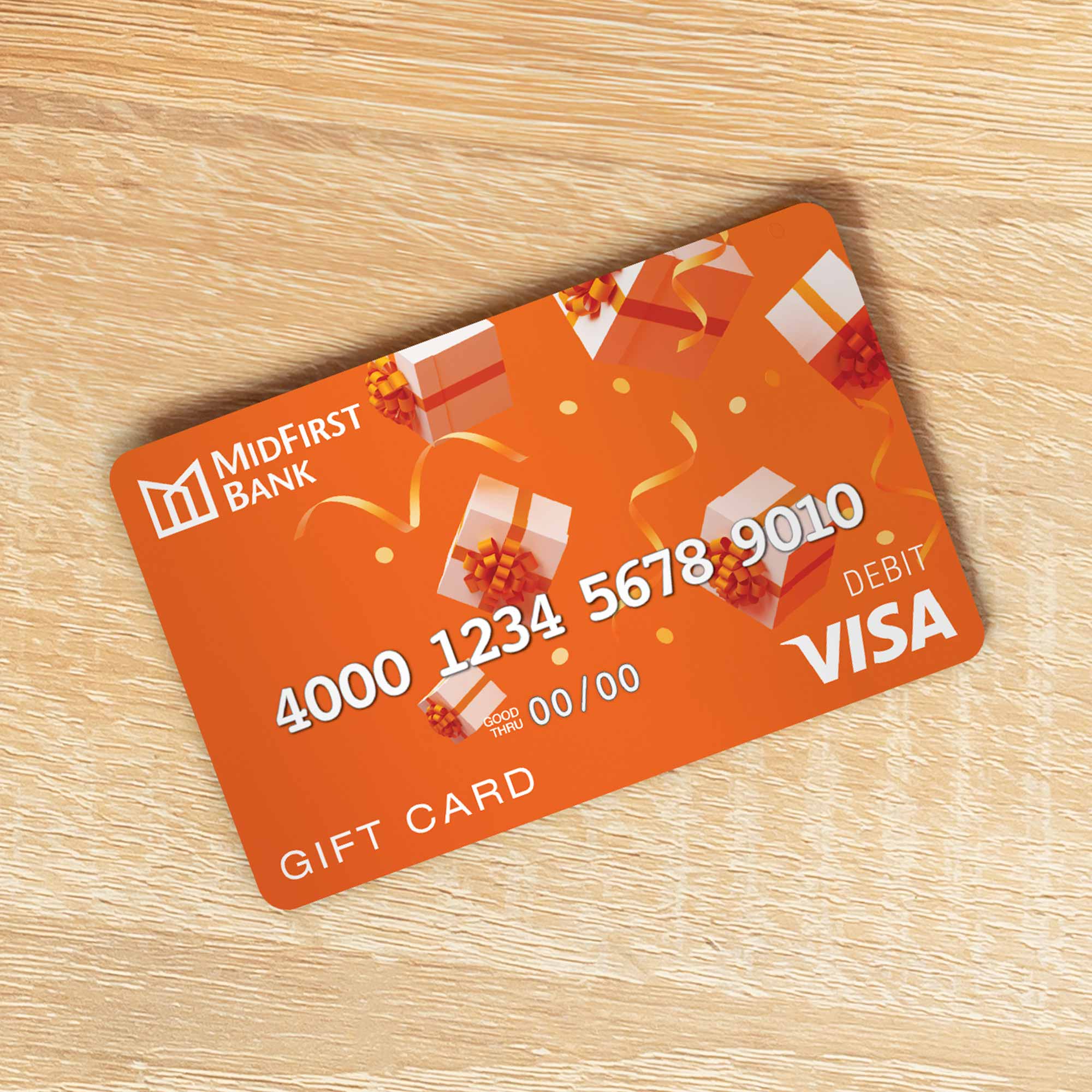 A MidFirst Bank Gift Card