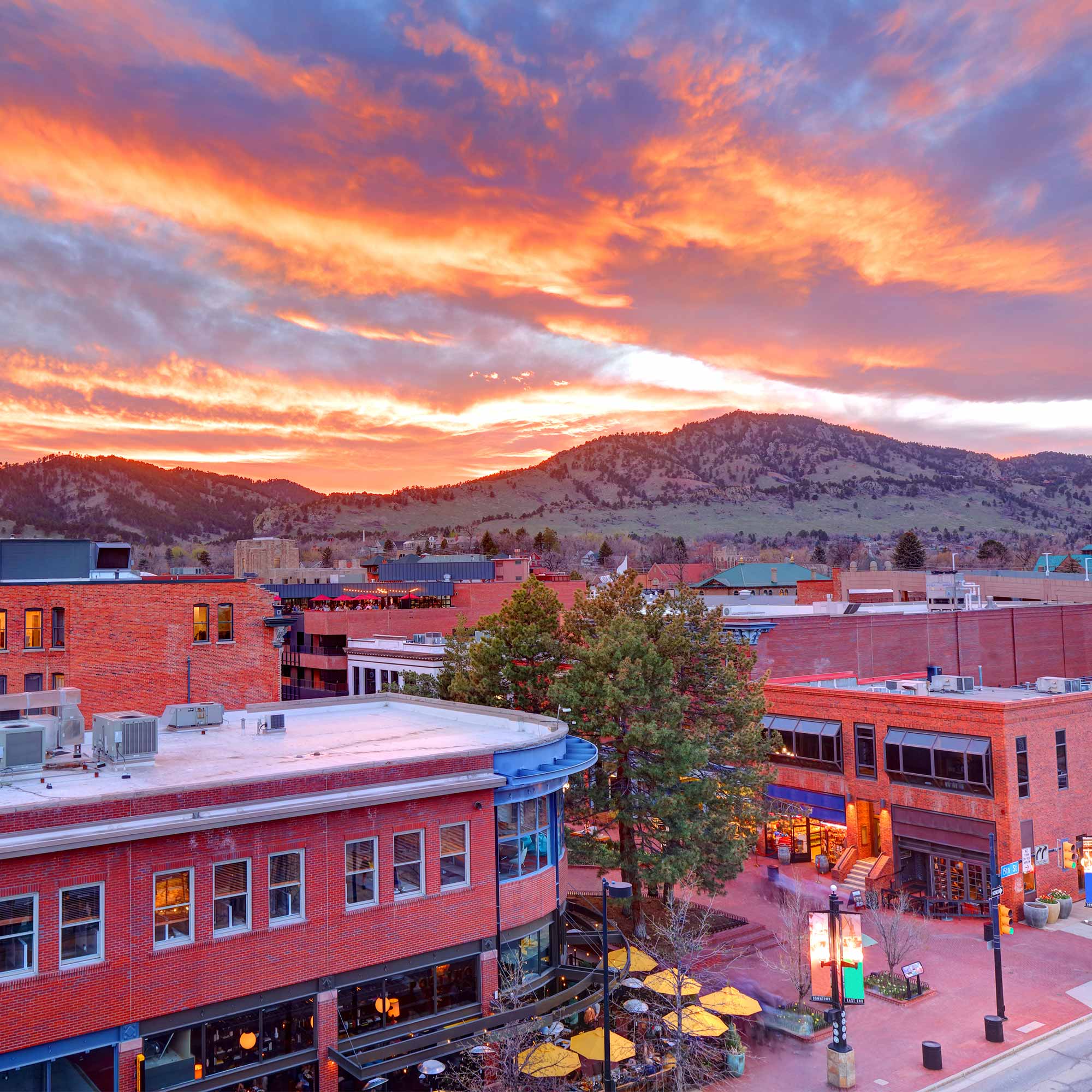 Boulder cityscape