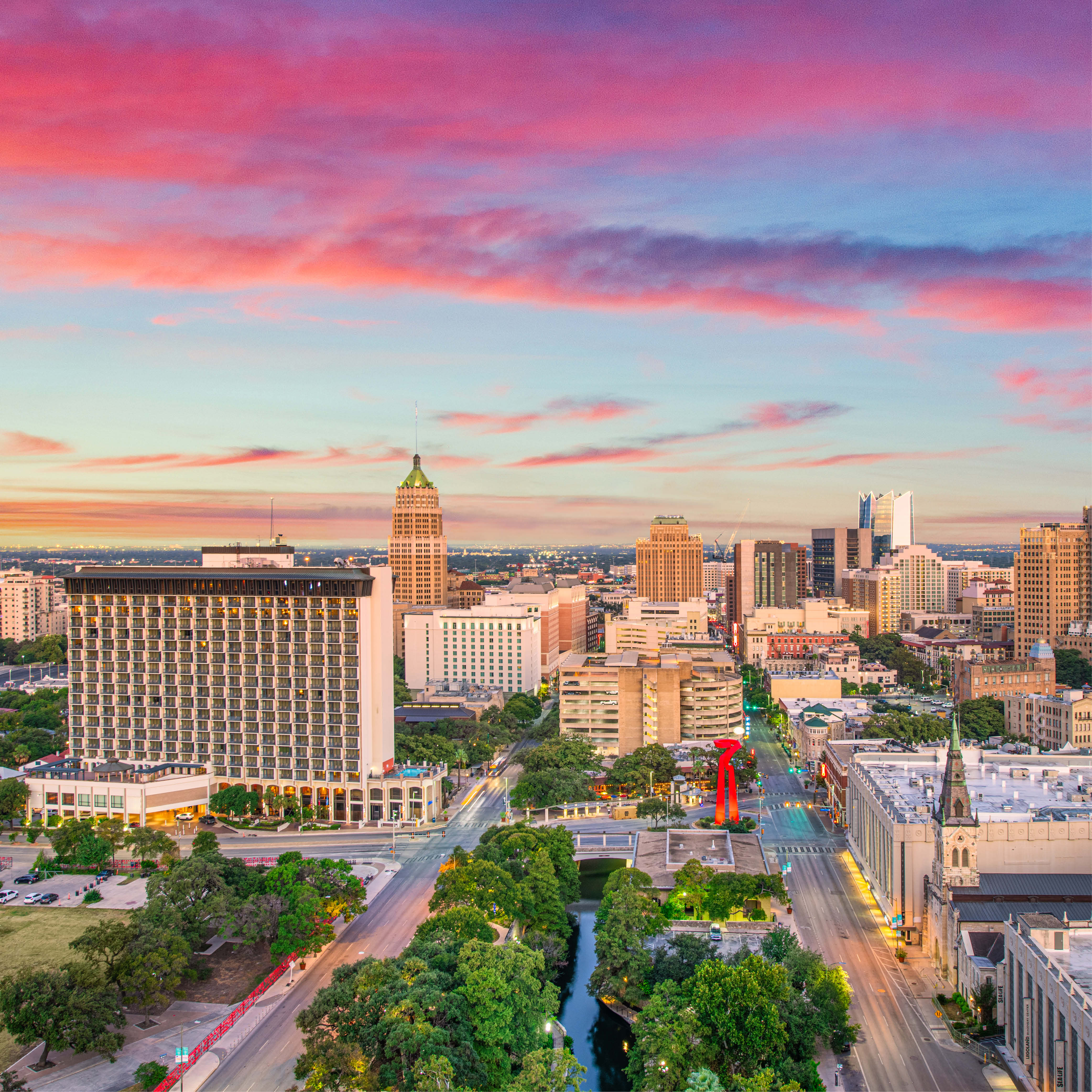 View of downtown San Antonio