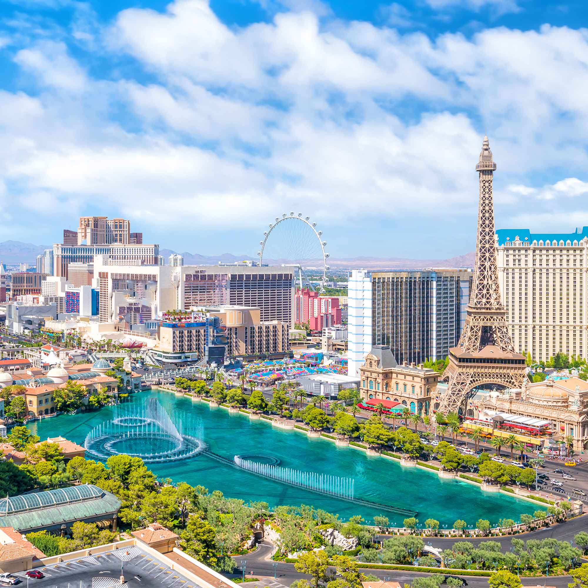 A skyline photo of Southern Nevada