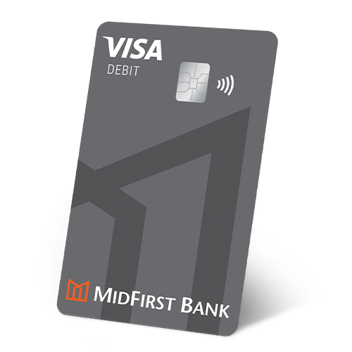 MidFirst Bank Visa Debit Card