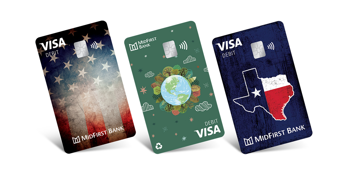 Patriotic Card, Earth Card, Texas Flag Card